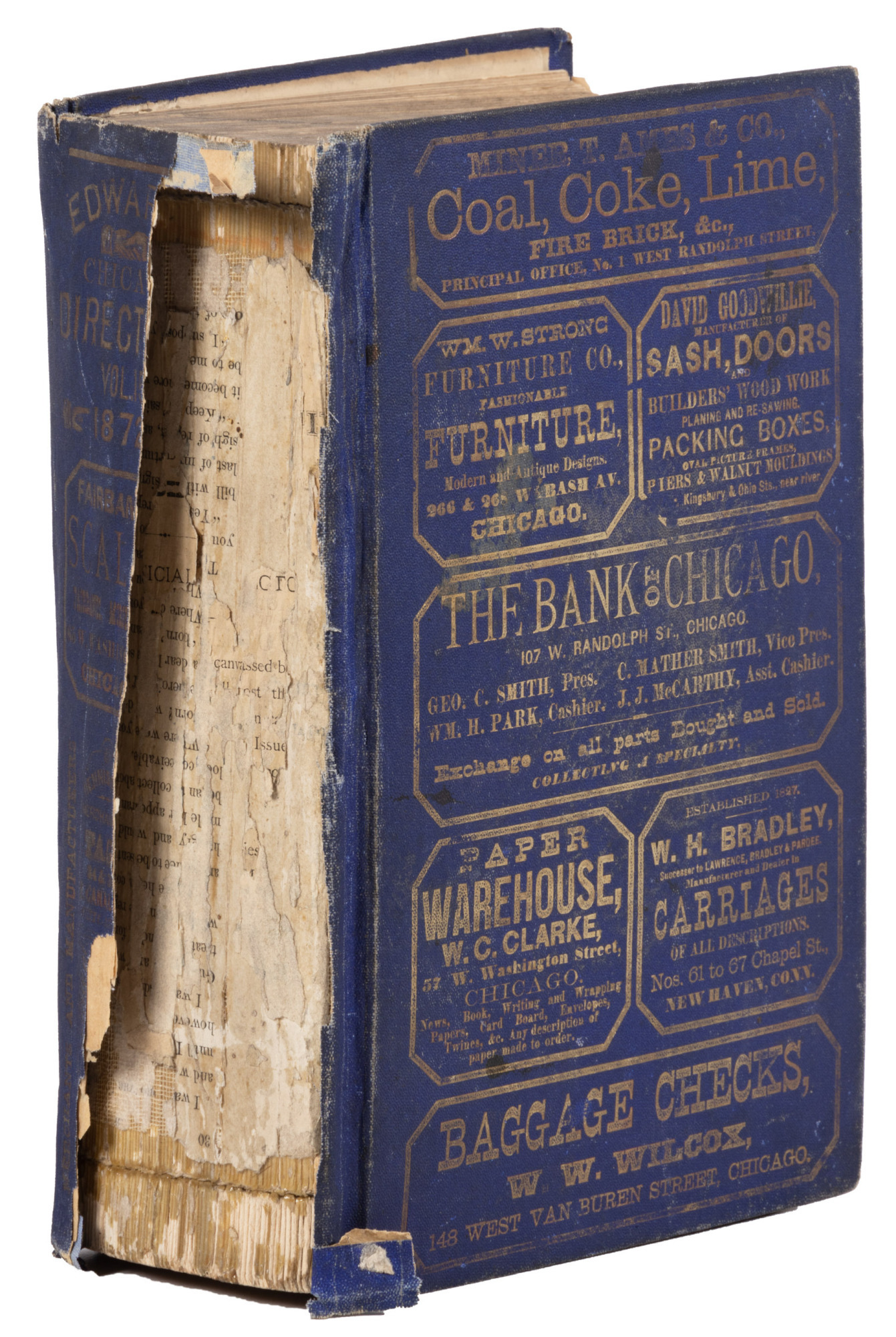 1872 Edwards' Directory of the City of Chicago