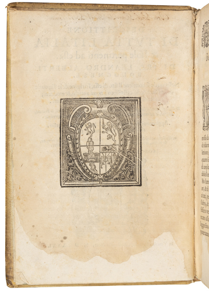 Descrittione di Tutta l'Italia & Isole Pertinenti ad Essa (1581) - History of Italy to 1581, with description of Venice