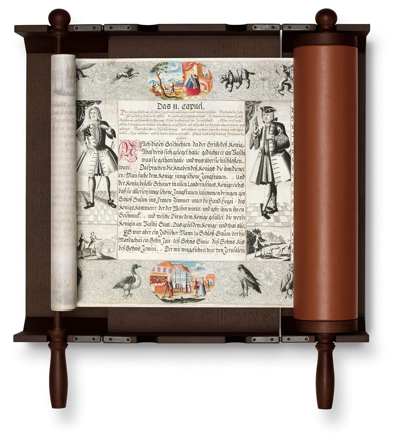 The Esther Scroll of 1746 - Facsimile, almost 21 feet long - NEW