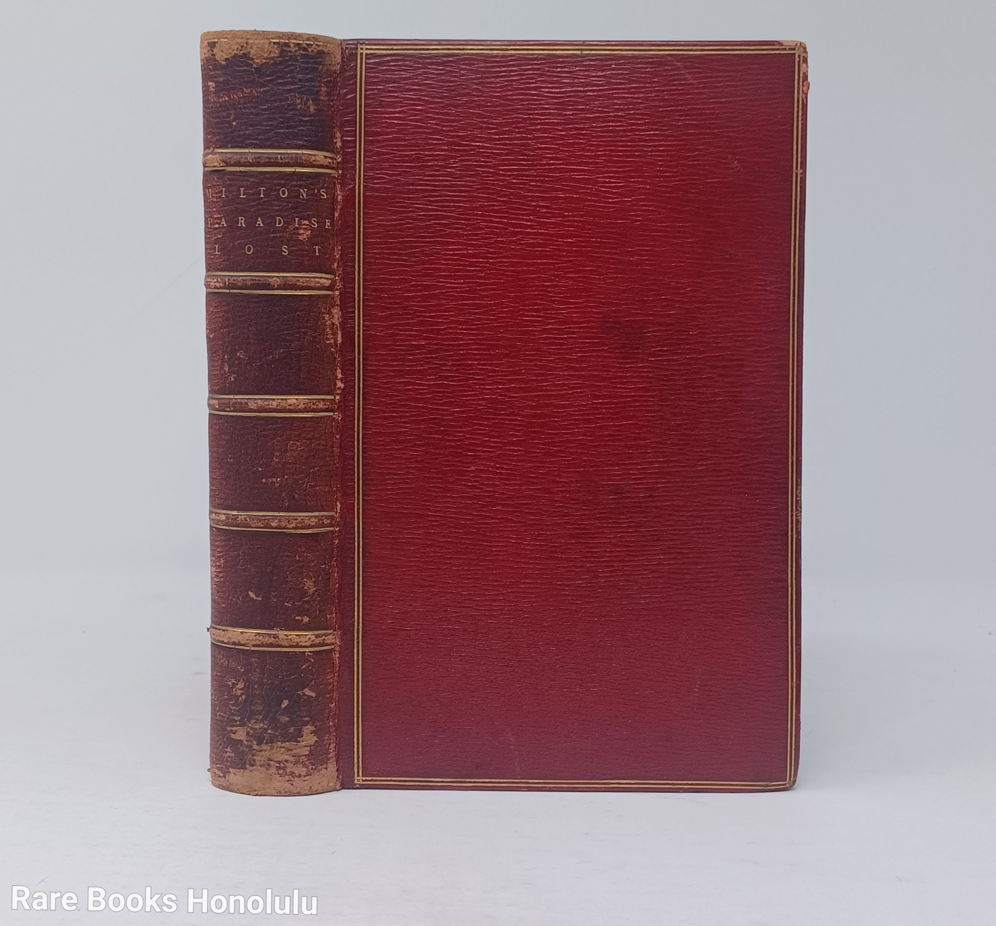 PARADISE LOST (1795) with fore-edge painting 'Expulsion of Adam and Eve'