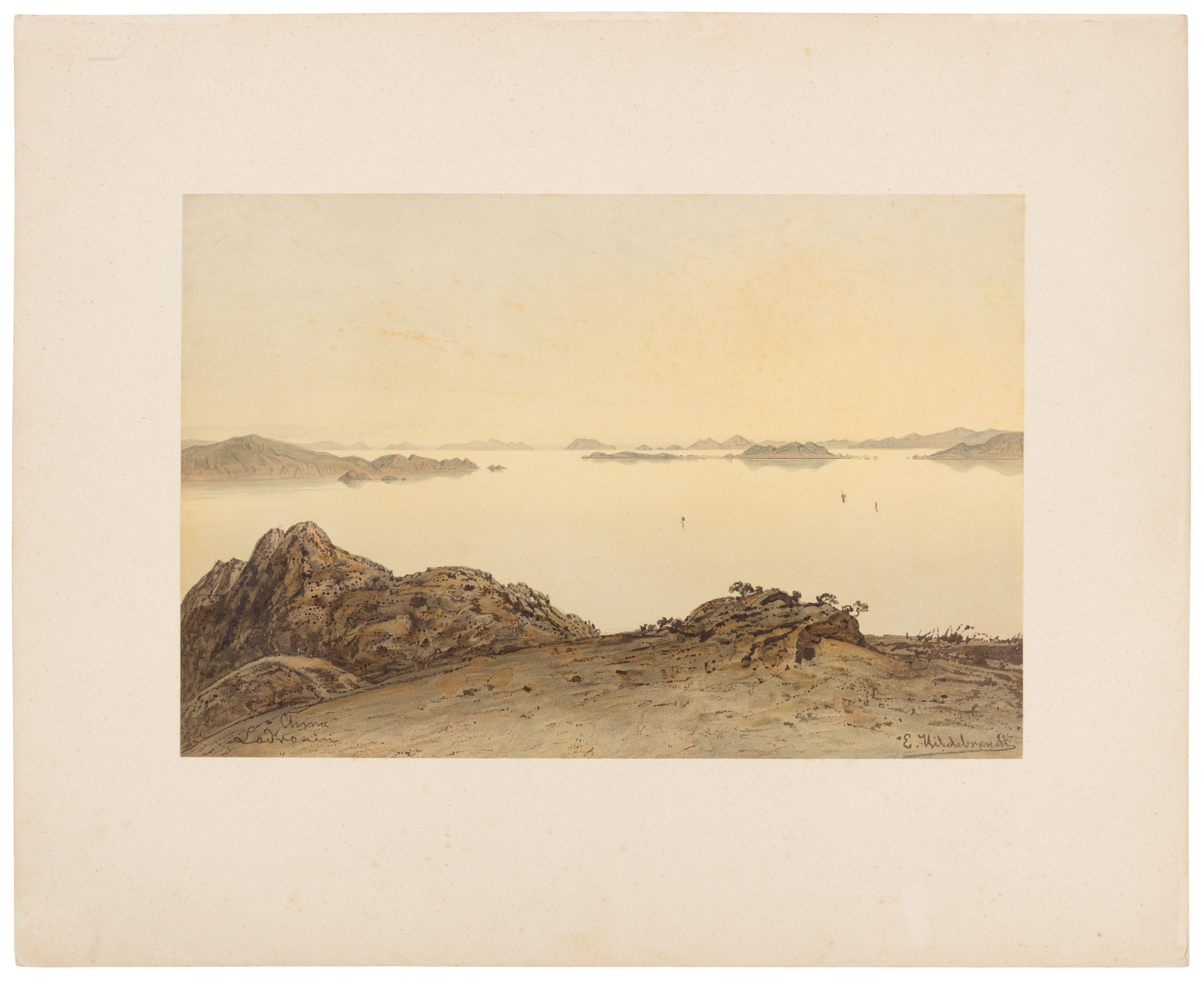 Ladrone-Inseln - Chromolithograph