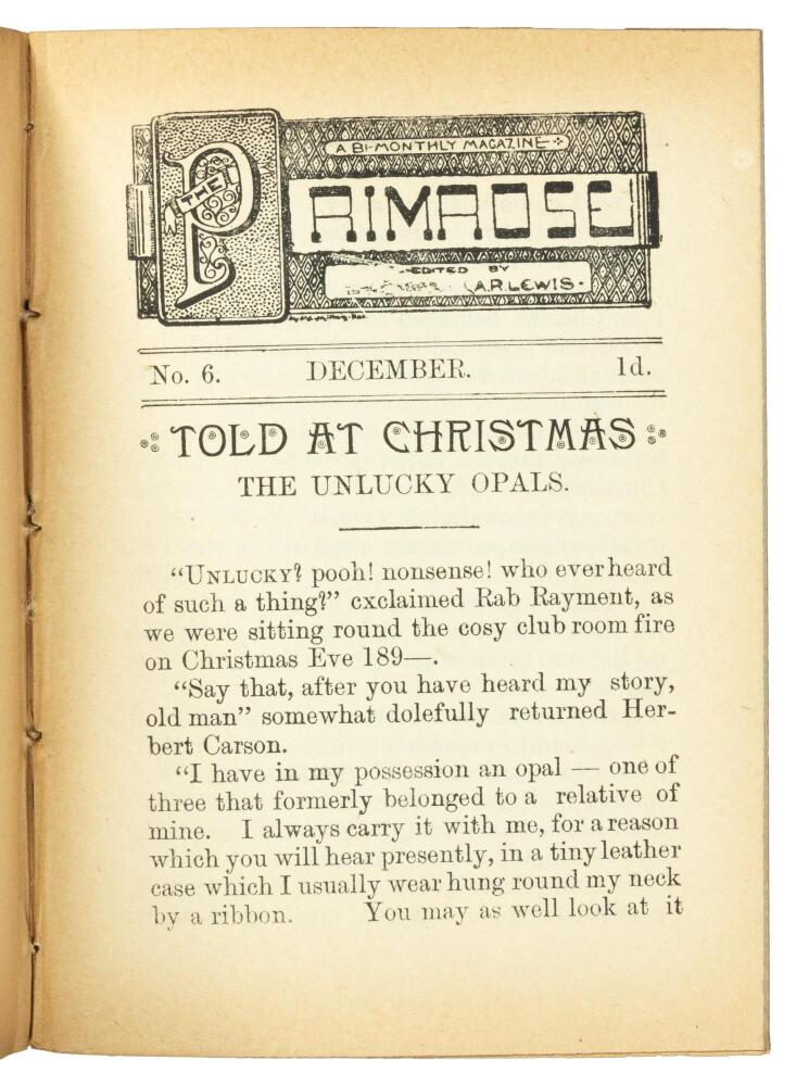 Amateur Literature (spine title) (c. 1880-1900) - A large selection of literature from periodicals such as The Planet, The Kangeroo, Talent, The Amateur Times and others