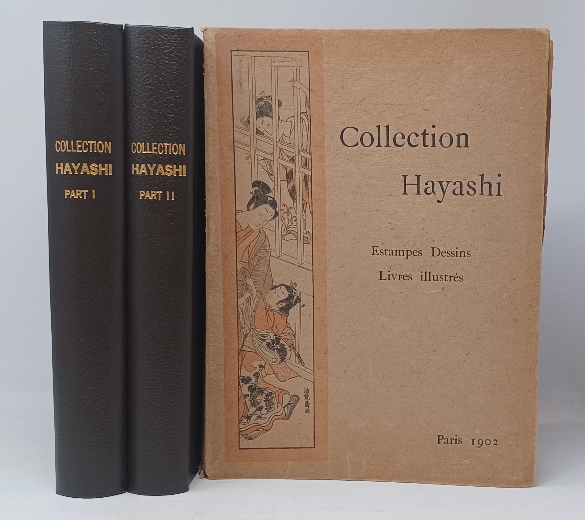 (JAPAN) -- Collection Hayashi: Objects d'Art du Japon et de la Chine: Estampes, dessins, livres illustrs. - 3 vols., 1902-03