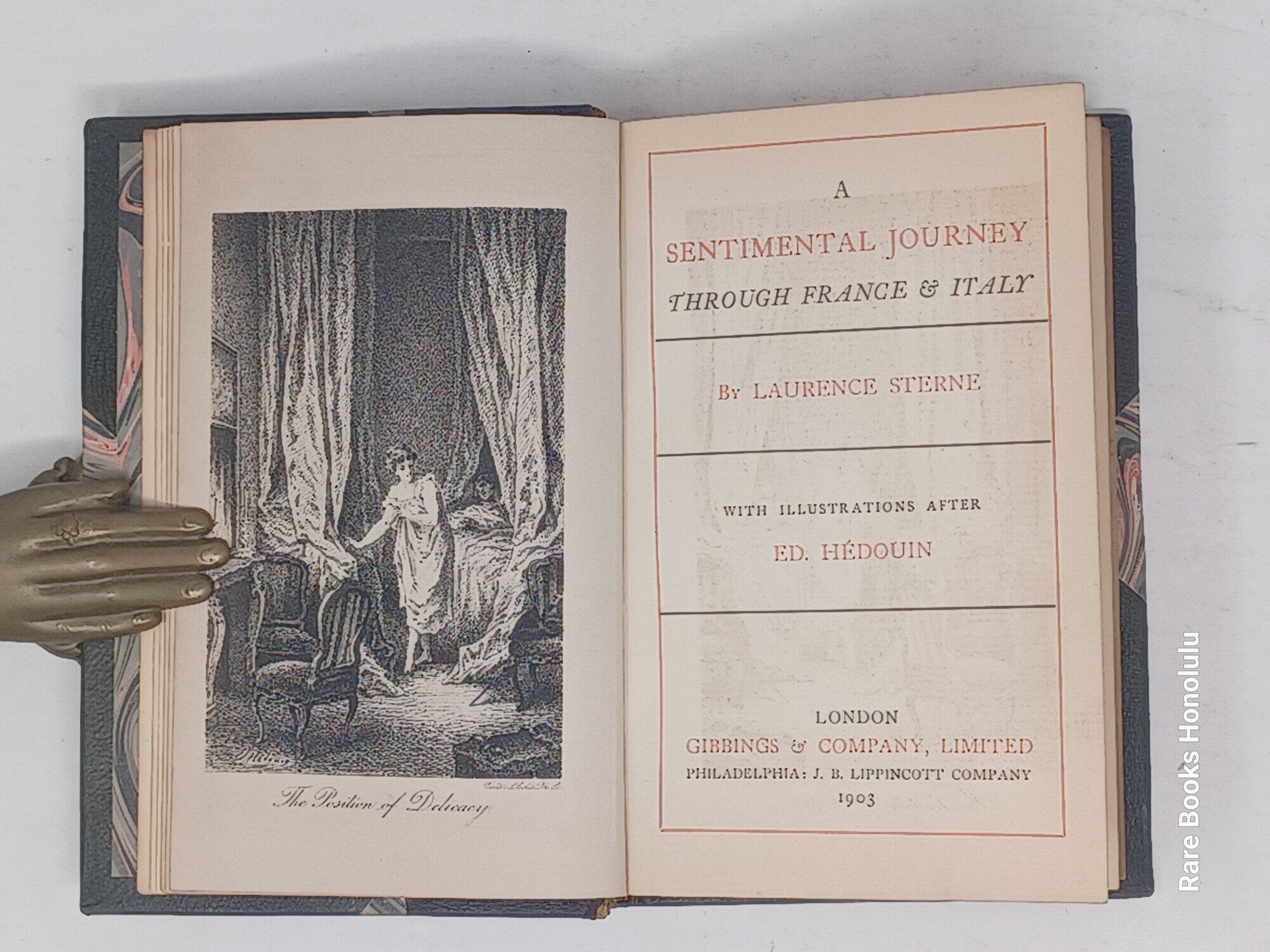Image for A Sentimental Journey Through France and Italy - (1903, in custom binding) A Sentimental Journey Through France and Italy - (1903, in custom binding)