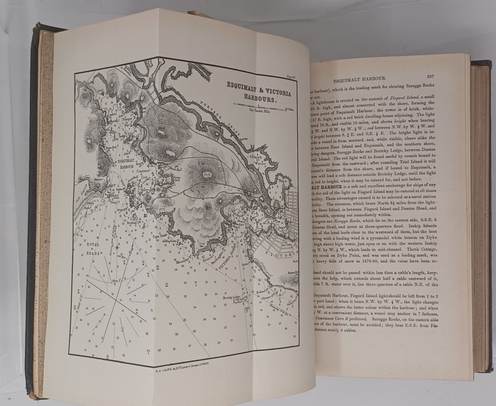 Directory for the Navigation of the North Pacific Ocean 1886. With Descriptions of its Coast, Islands, etc from Panama to Behring Strait, and Japan; its Winds, Currents and Passages