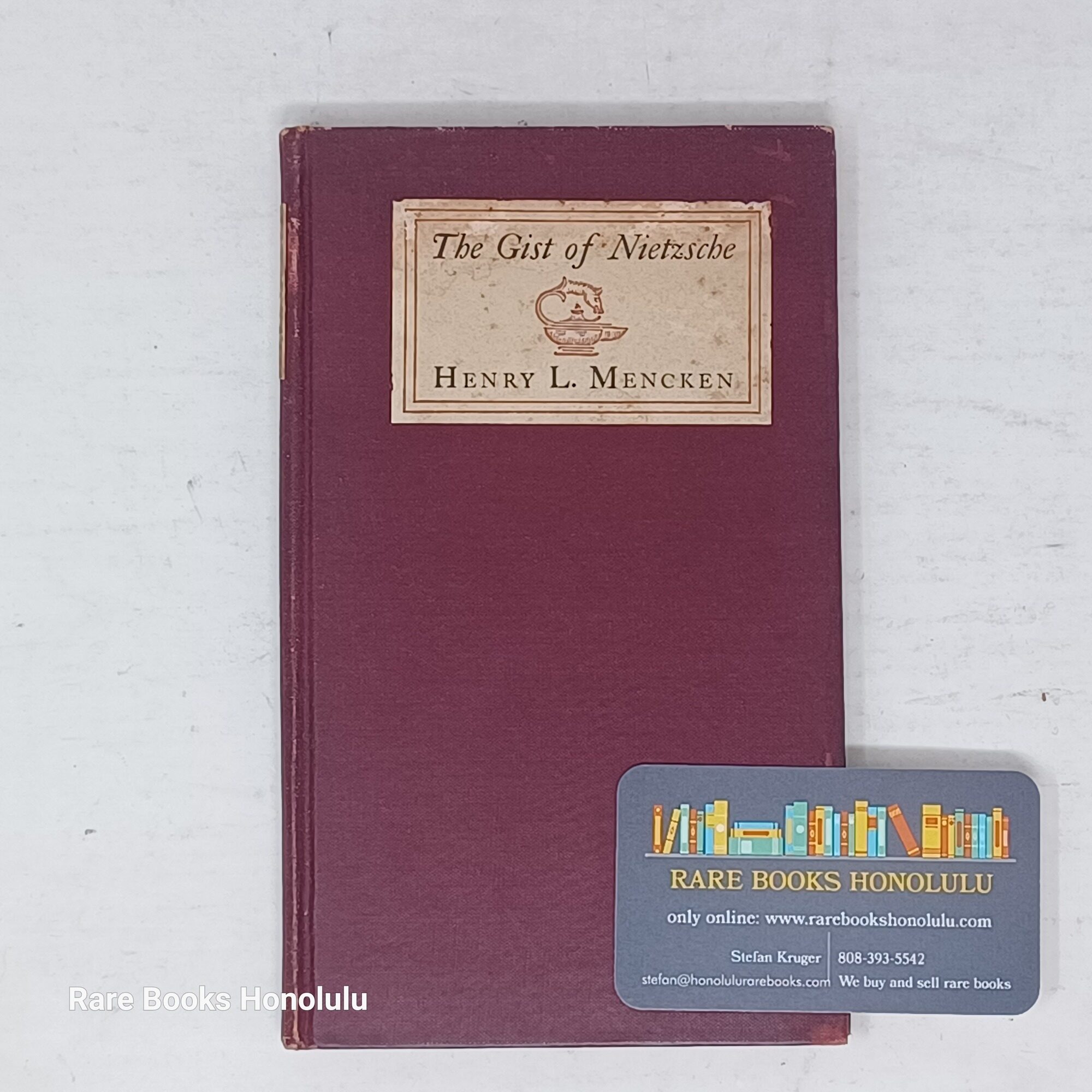 The Gist of Nietzsche (1910) - A little book of stray thoughts from Nietzsche