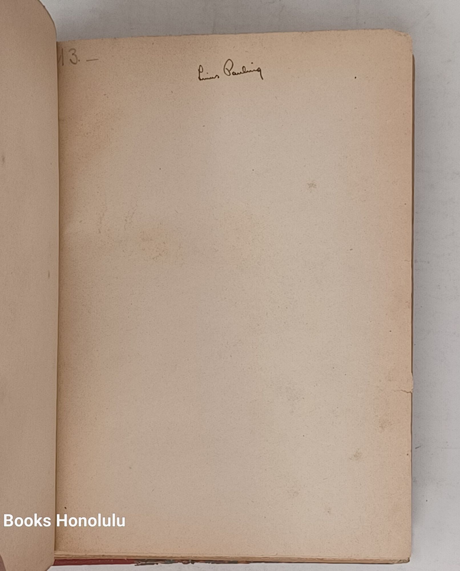 Lady Chatterley's Lover - including: My skirmish with Jolly Roger. - Linus Pauling's copy