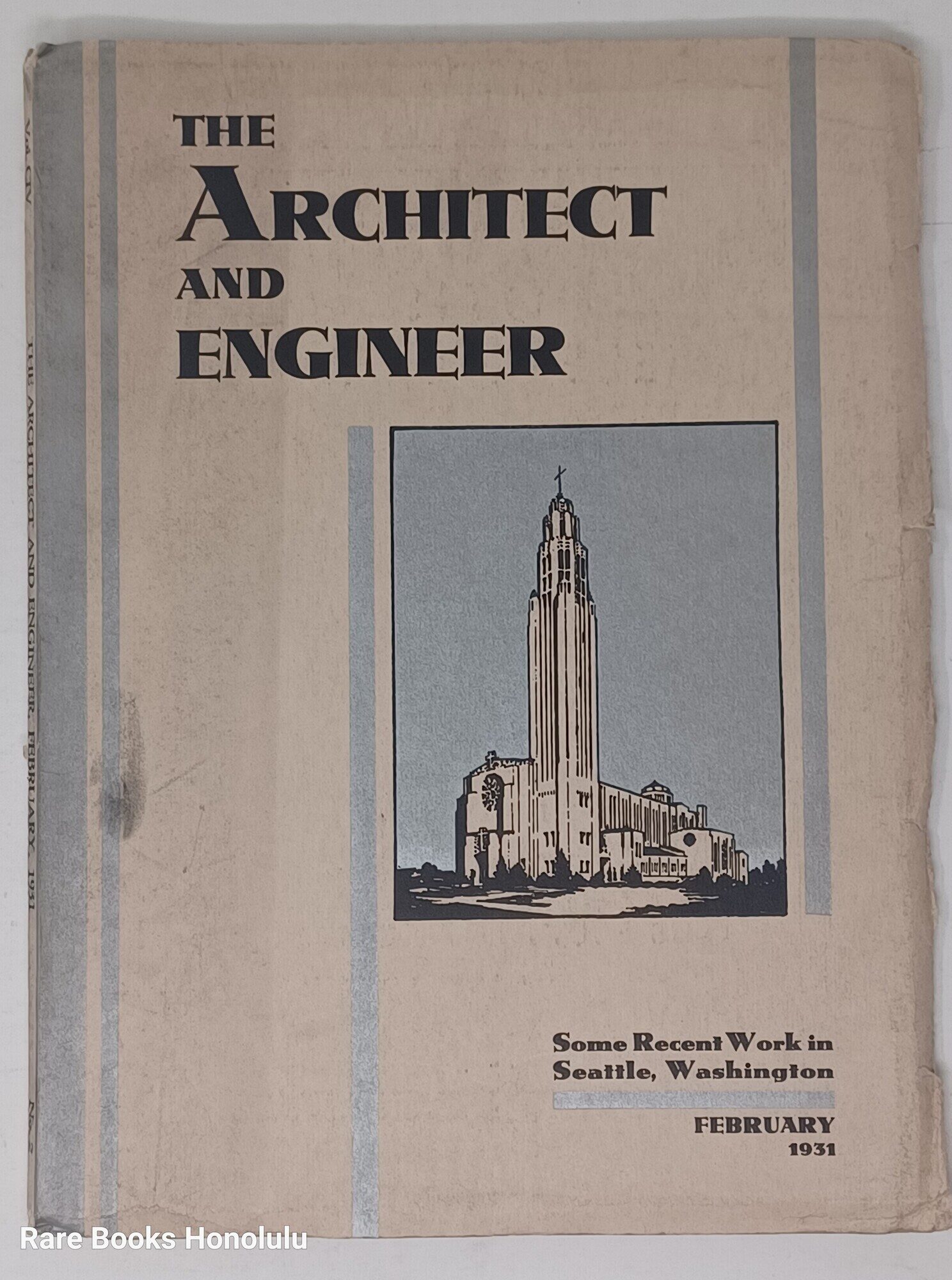 [Architecture] Architect And Engineer Magazine - includes: 31 pages: Some Recent Work in Seattle, Washington (Feb. 1931)