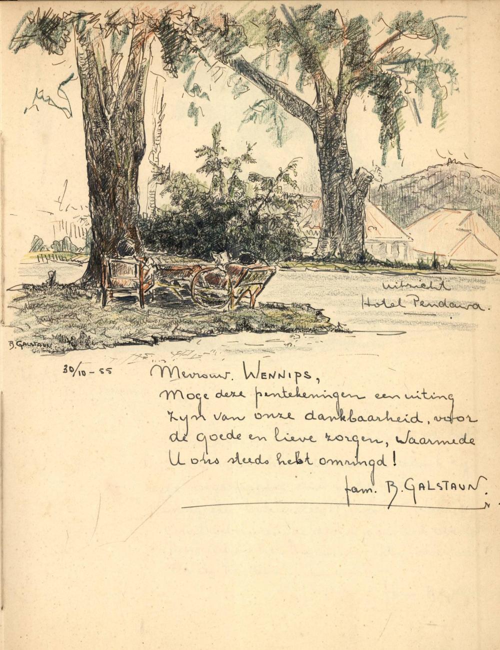 [Manuscripts, Fine Binding],. Two guestbooks from Hotel 