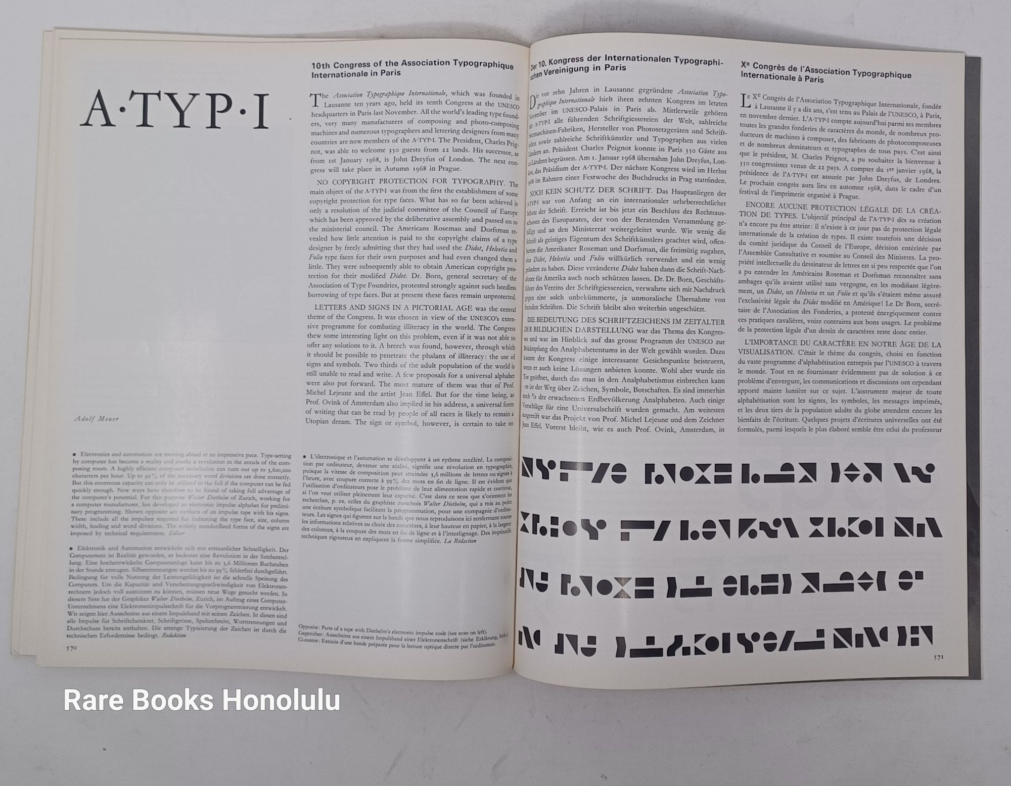 GRAPHIS - International Journal for GRAPHIC AND APPLIED ARTS - 5 issues: no's 133 - 137 - 1967/68