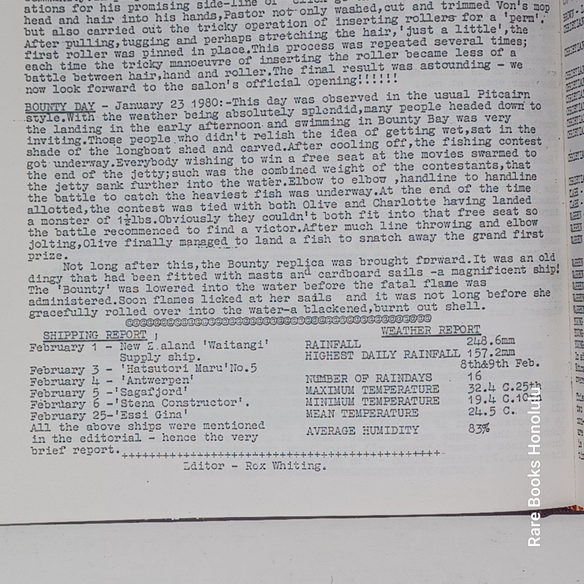 The Pitcairn Miscellany