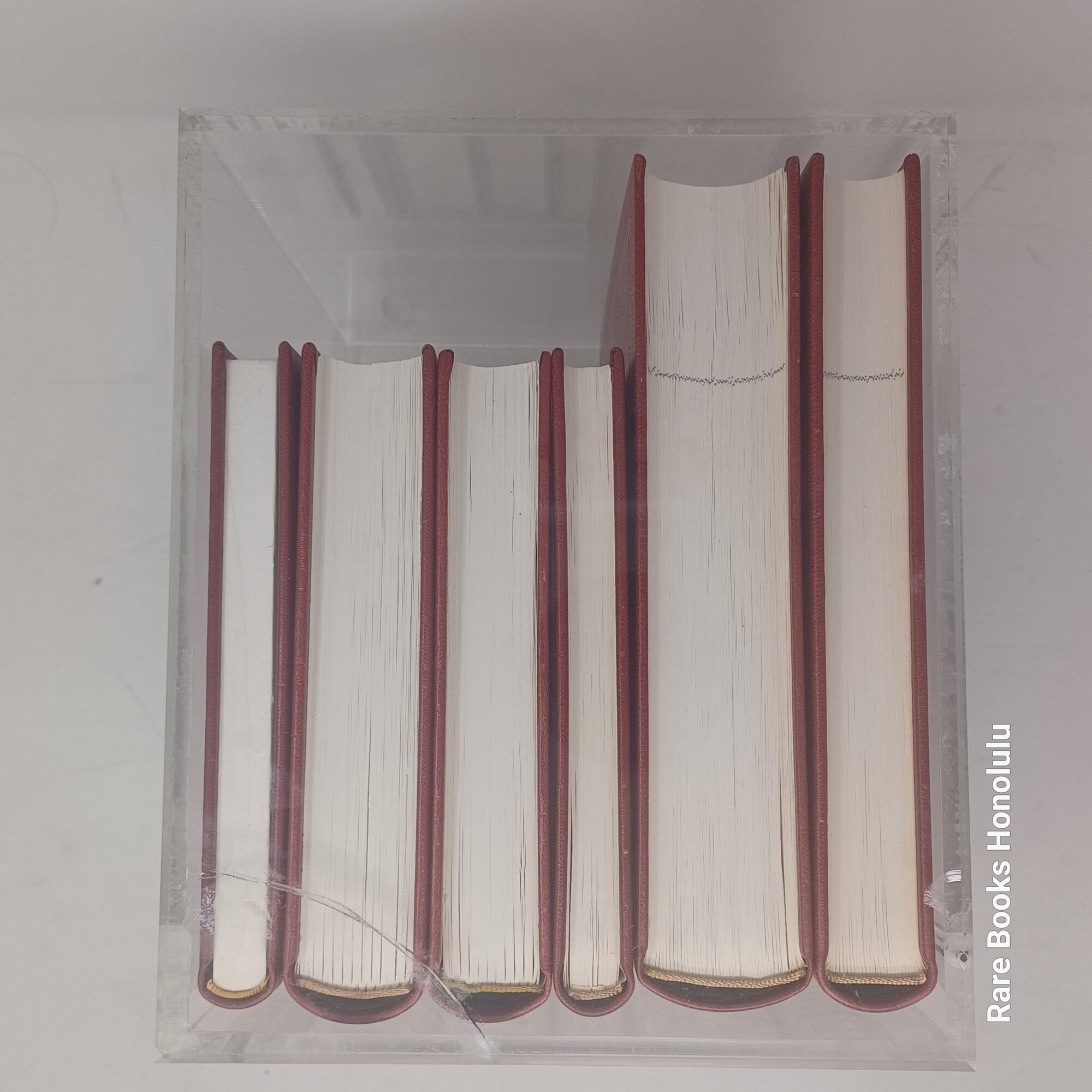 The Madrid Codices of Leonardo Da Vinci - (6 vols., 1974) - in the rare clear crystalline display case