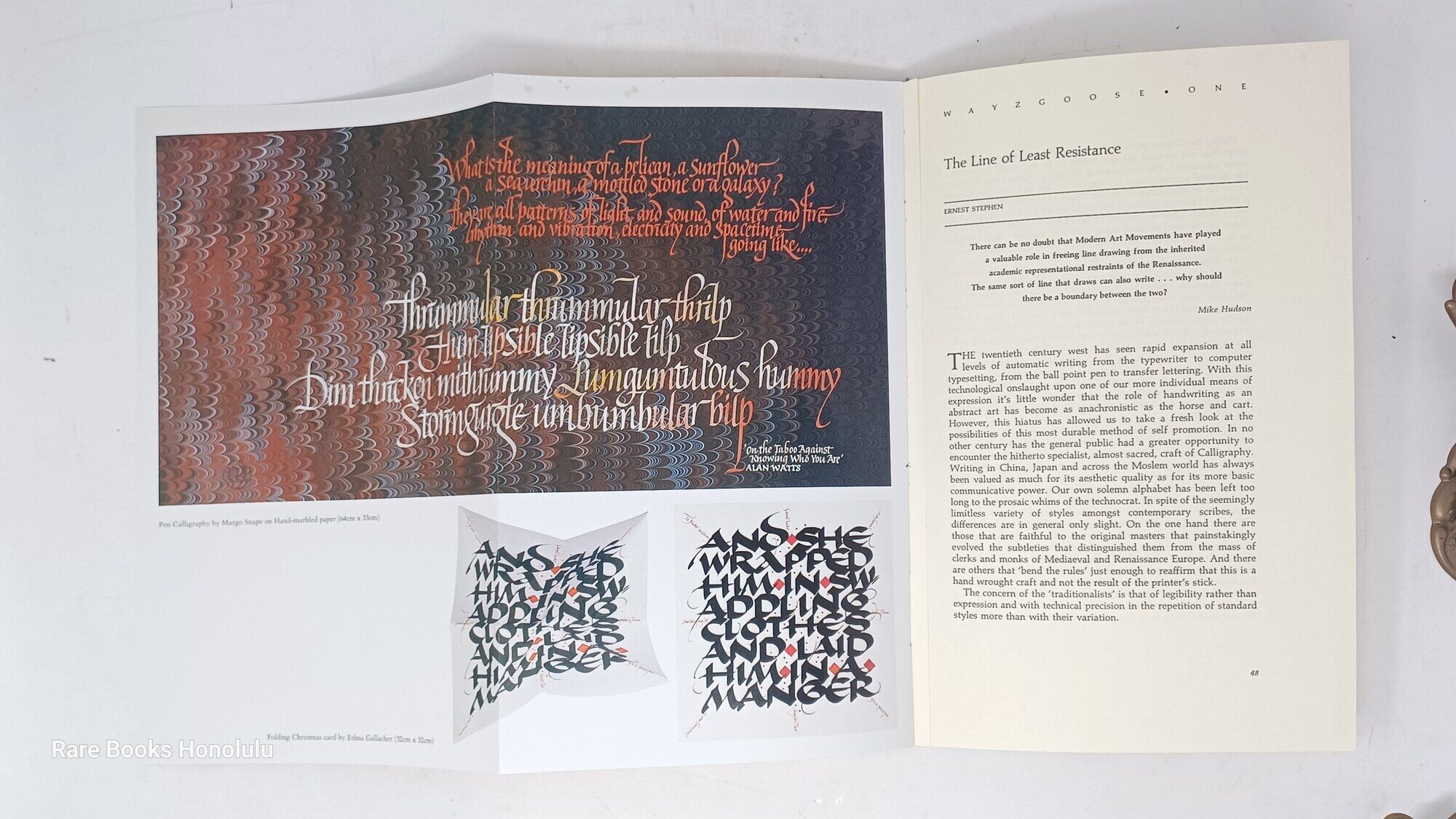 Wayzgoose - The Australian Journal of Book Arts. Number One (1985, all published)