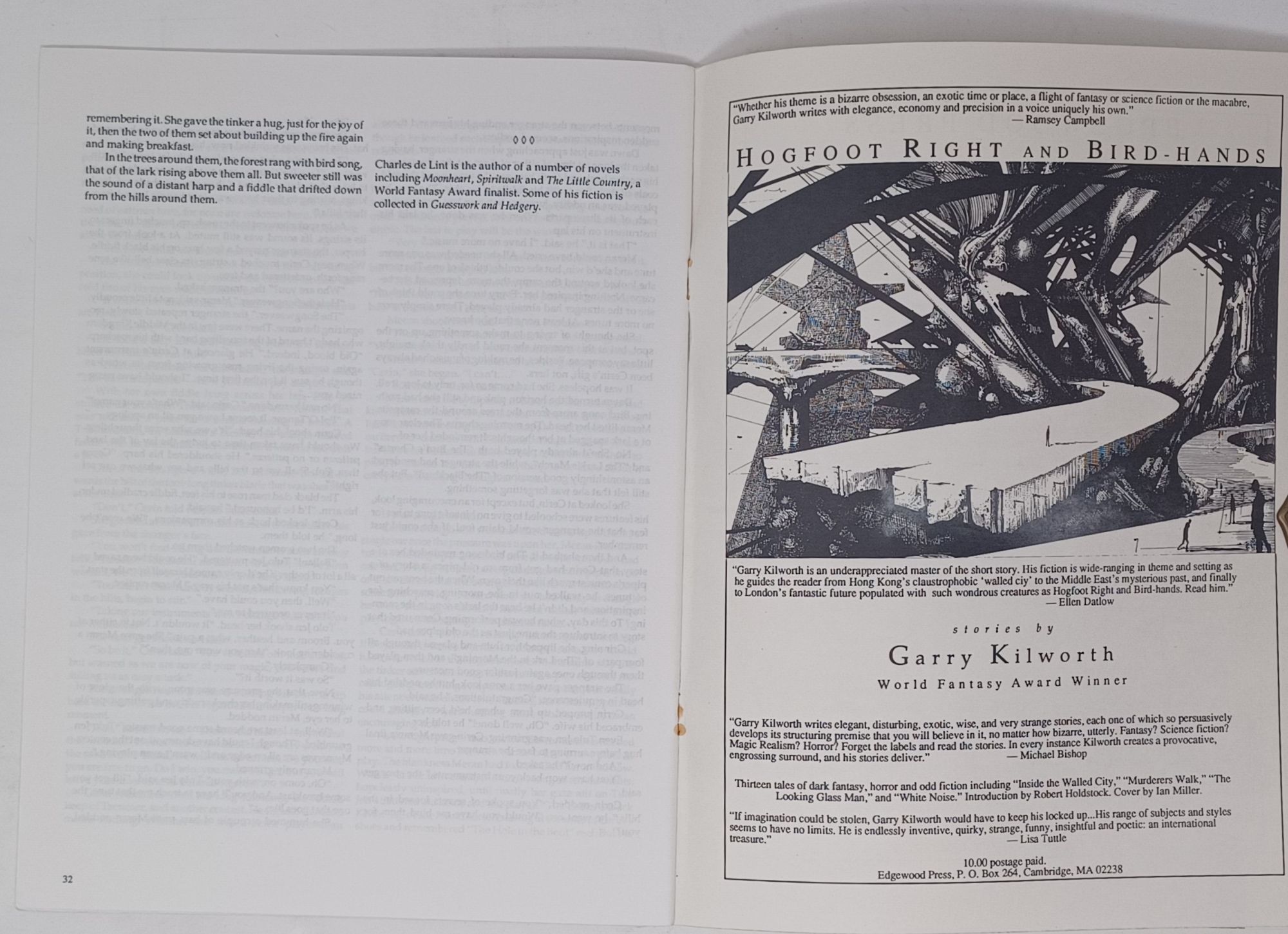 STRANGE PLASMA - Magazine for Speculative + Imaginative Fiction. (1990 - 1994, 5 volumes (of 8))