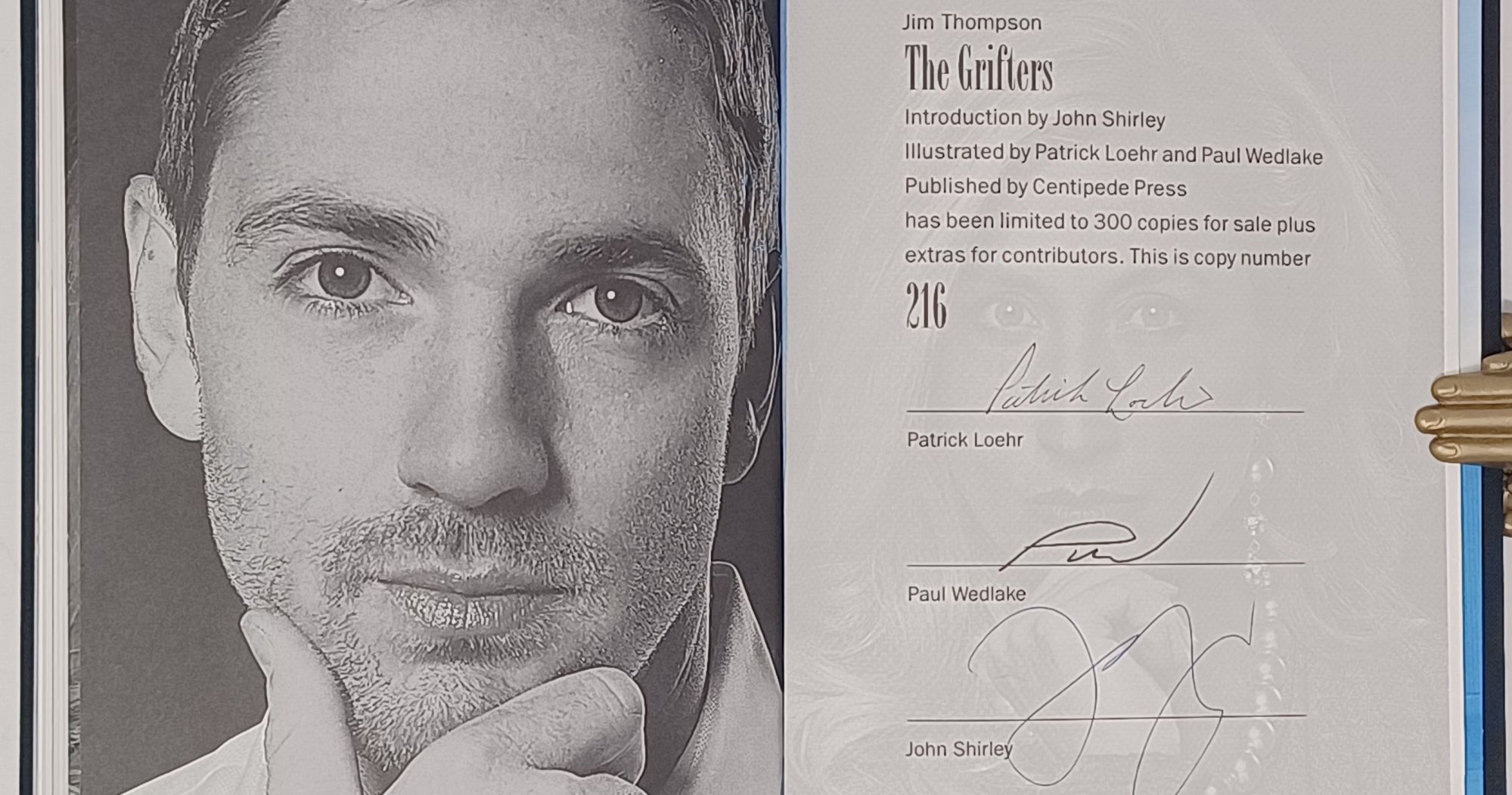The Grifters - signed, ltd Centipede Press edition