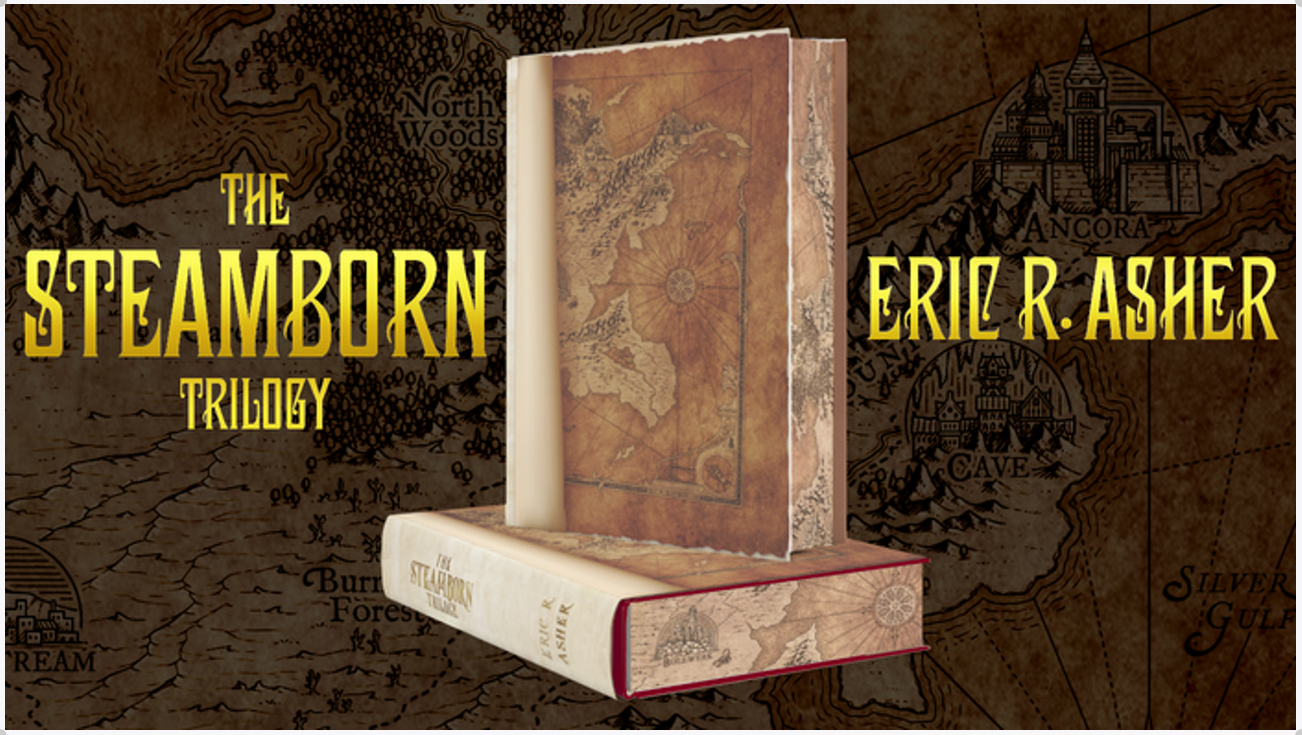 The Steamborn Trilogy, all 3 books in one , limited beautiful volume, SIGNED