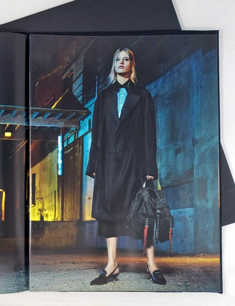 PRADA S/S 2018 LOOKBOOK in box, folder + envelope