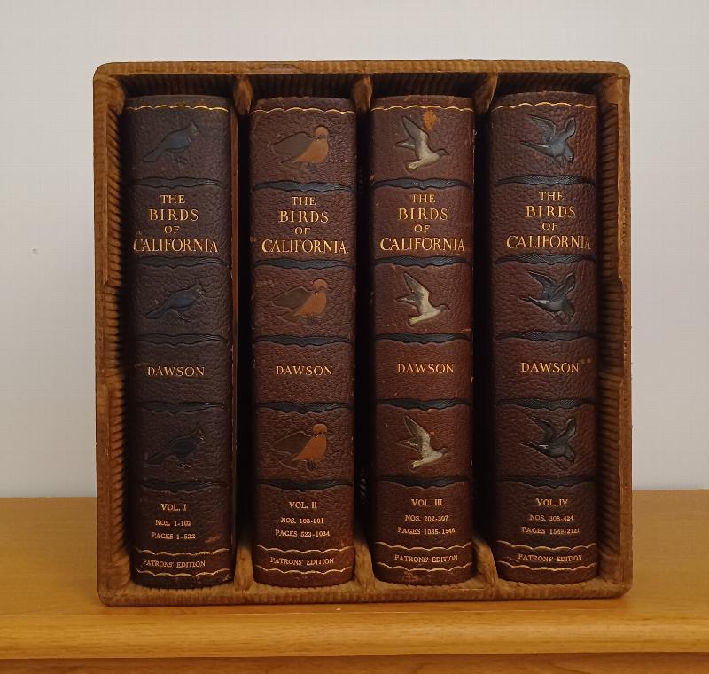 Image for The Birds of California (1923)- in incredible condition, in the very rare original wooden box
