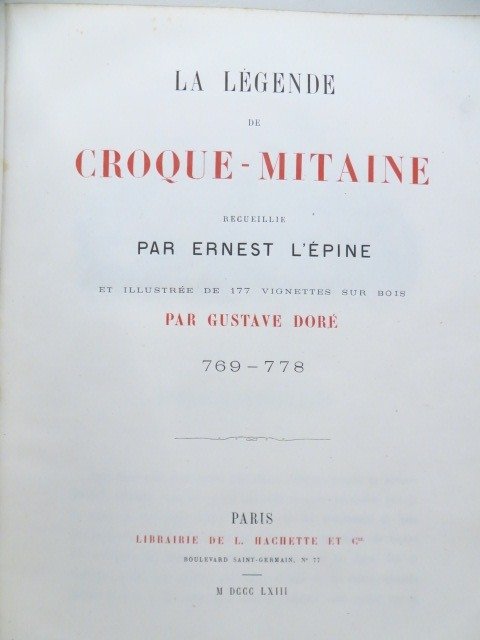 La Legende de Croque-Mitaine 769-778