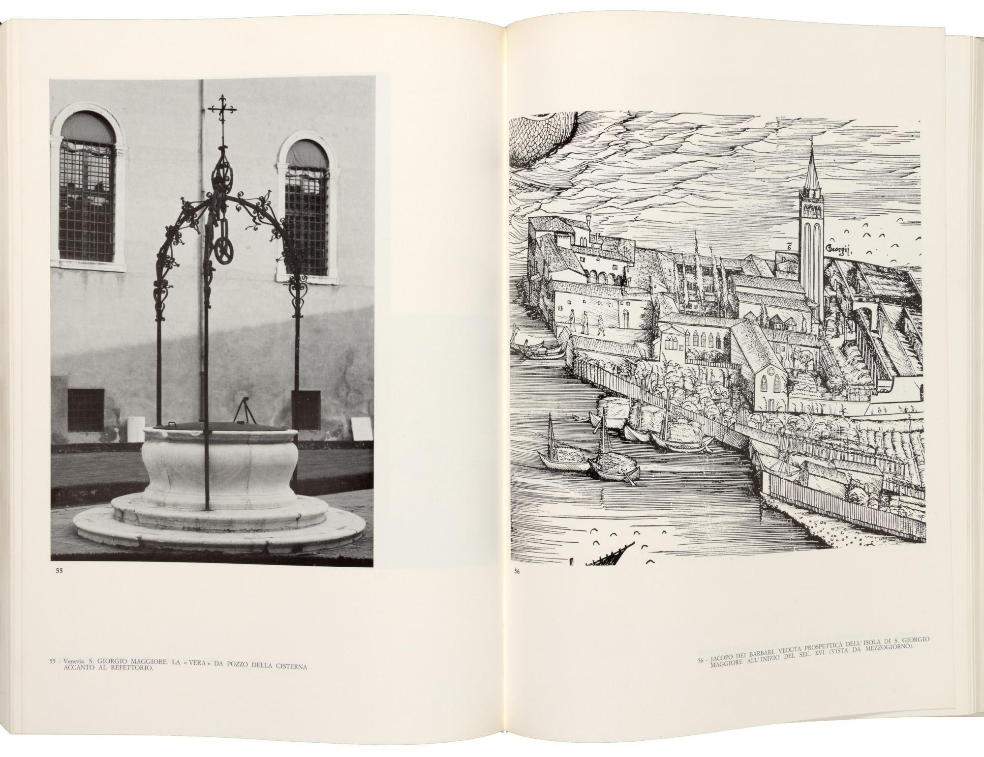 PALLADIO 2 vol. : Le Opere Pubbliche e i Palazzi Privati di Andrea Palladio [with] Le Chiese e i Ponti di Andrea Palladio (The Public works and Private Palaces of Andrea Palladio + the Churches and Bridges of P.)