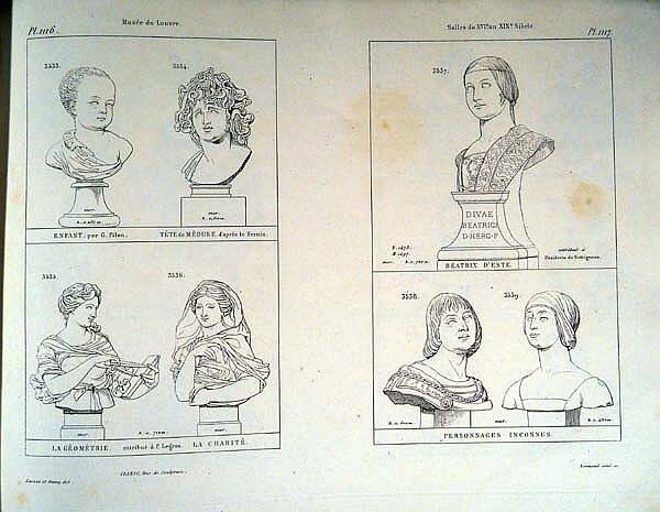 Image for MUSEE DE SCULPTURE ANTIQUE ET MODERNE 1853 the 6 plate volumes MUSEE DE SCULPTURE ANTIQUE ET MODERNE 1853 the 6 plate volumes