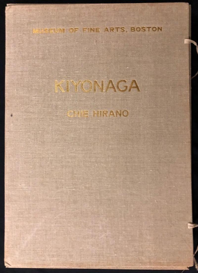 Image for KIYONAGA: A Study of His Life and Works with a Portfolio of Plates in Color and Collotype (2 Vols.)