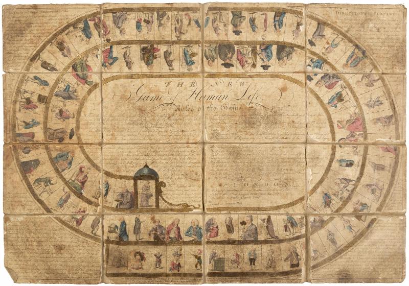 Image for The New Game of Human Life - an original board game from 1790