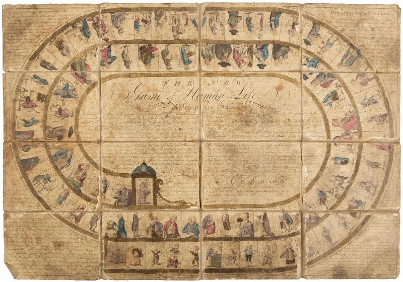 Image for The New Game of Human Life - an original board game from 1790