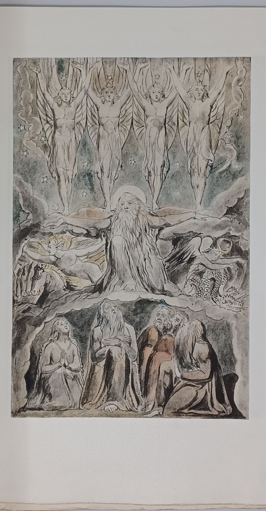 Illustrations of the Book of Job by William Blake. Being all the Water-colour Designs, Pencil Drawings and Engravings Reproduced in Facsimile