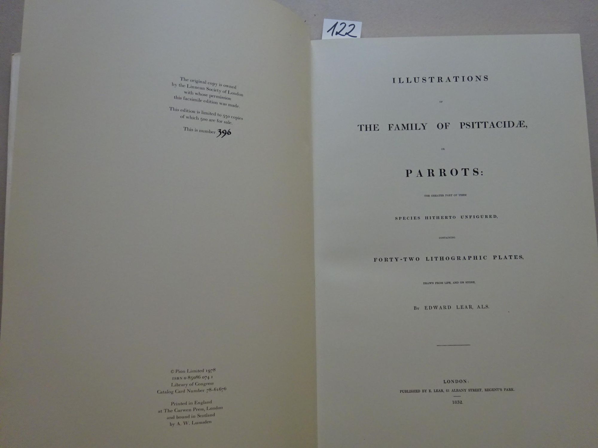 Edward Lear The Parrots The Complete Plates Taschen Art