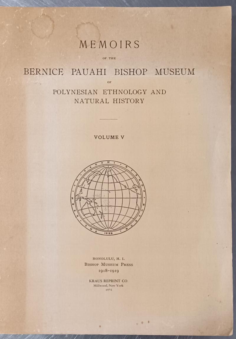 Image for Fornander Collection of Hawaiian Antiquities and Folk-Lore. in HAWAIIAN and ENGLISH: 19 Hawaiian accounts (legends and stories. (Vol. V -part 1)