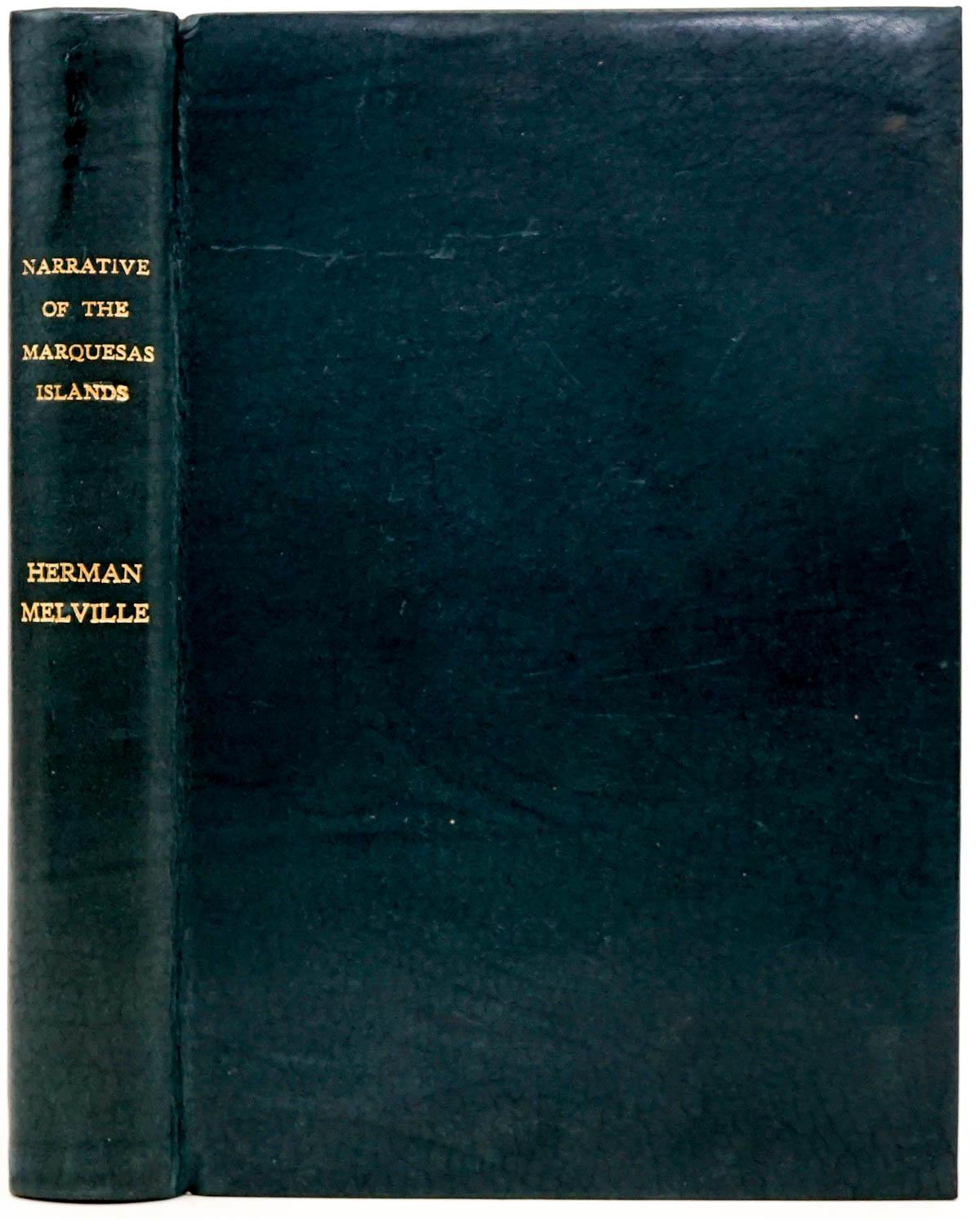 'Narrative of a Four Months Residence of the Natives of a Valley of The Marquesas Islands' in full leather binding