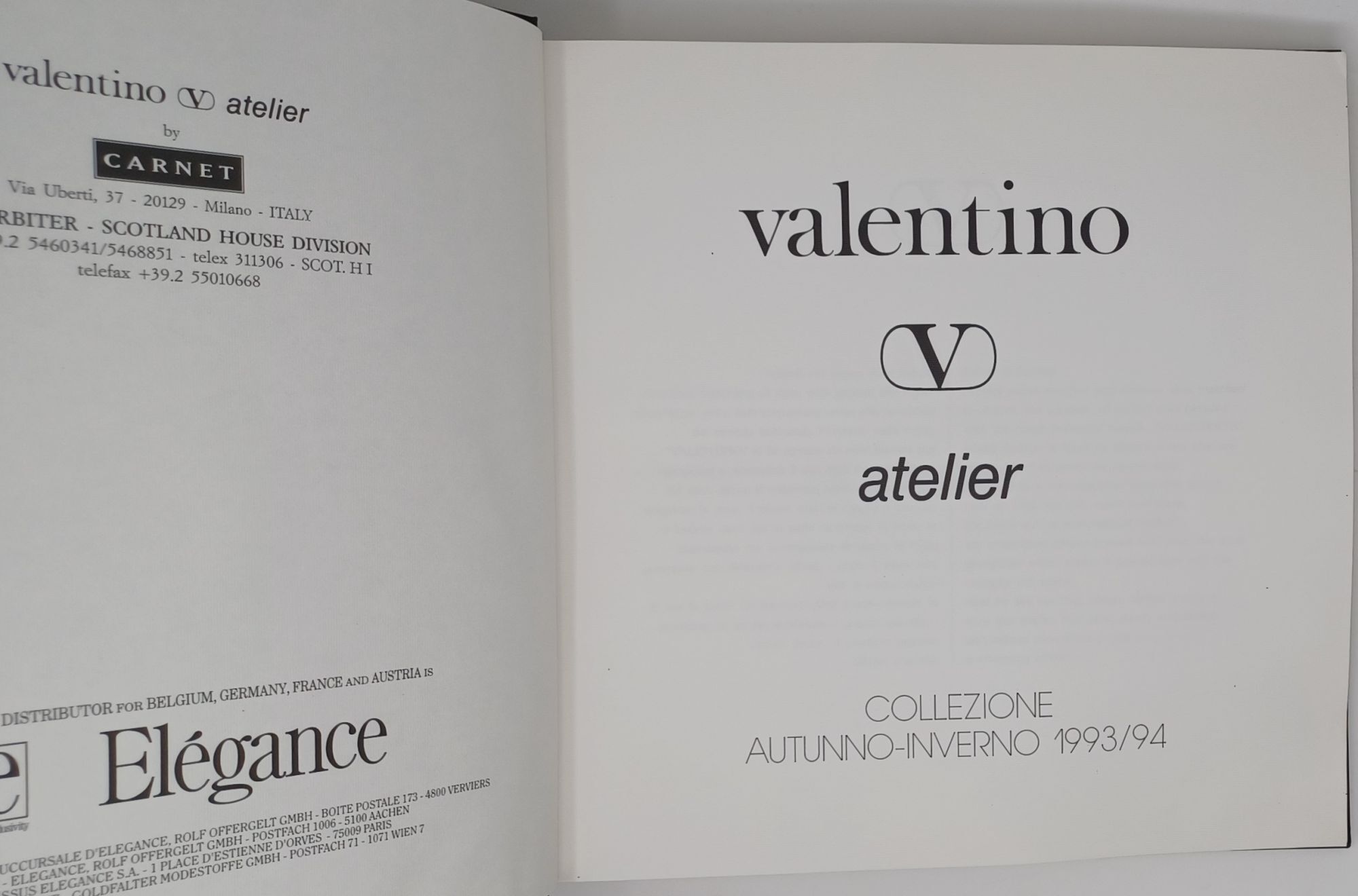 Image for Valentino: Collezione Autunno-Inverno 1992/93 Valentino: Collezione Autunno-Inverno 1992/93