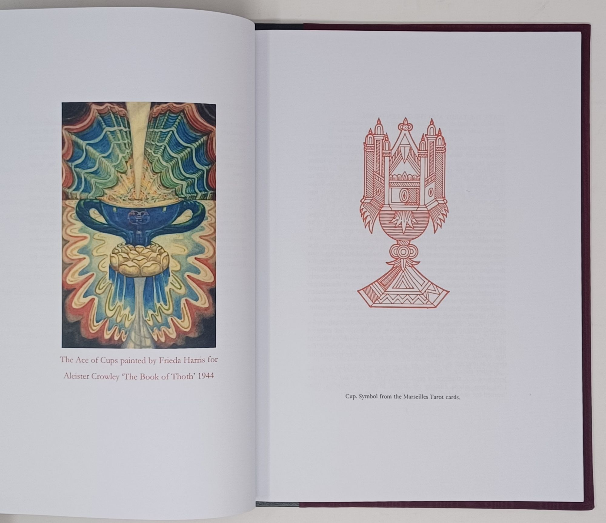 Yeats the Tarot and the Golden Dawn Limited Edition (220) Hardcover in Quarter Leather and Moire Silk
