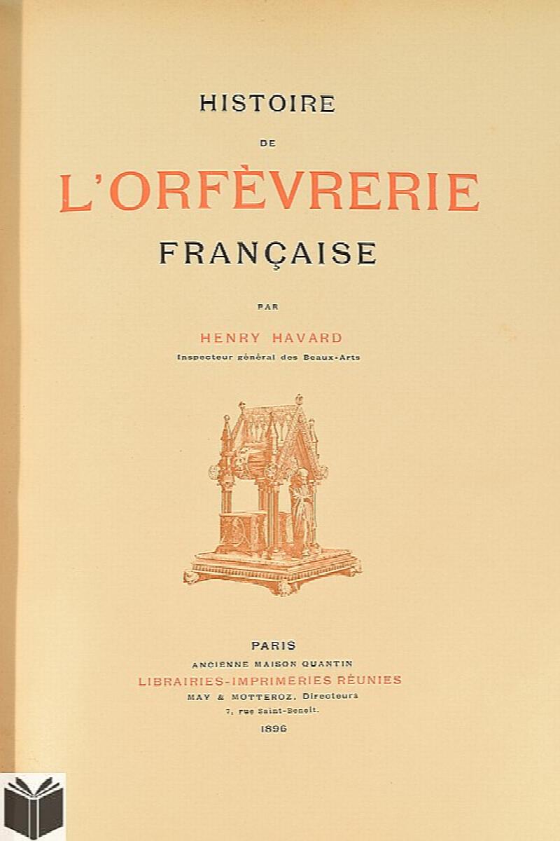 Image for Histoire de l'Orfevrerie Francaise